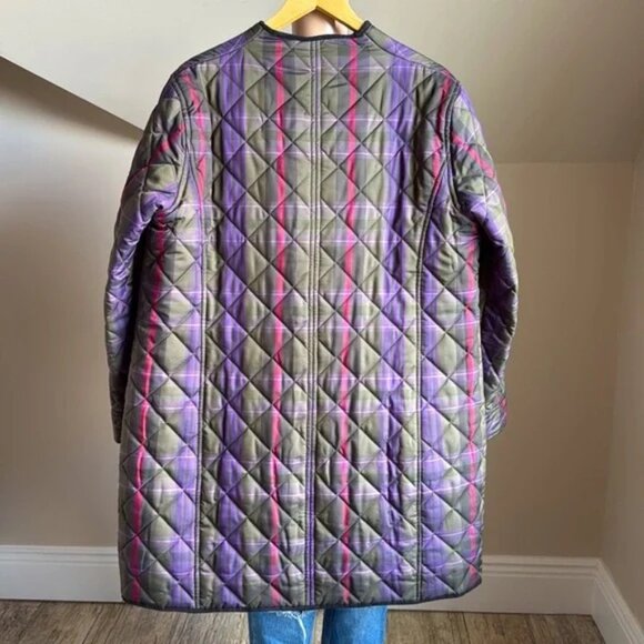 Lauren Ralph Lauren Diamond Quilted Plaid Jacket - Picture 2 of 3